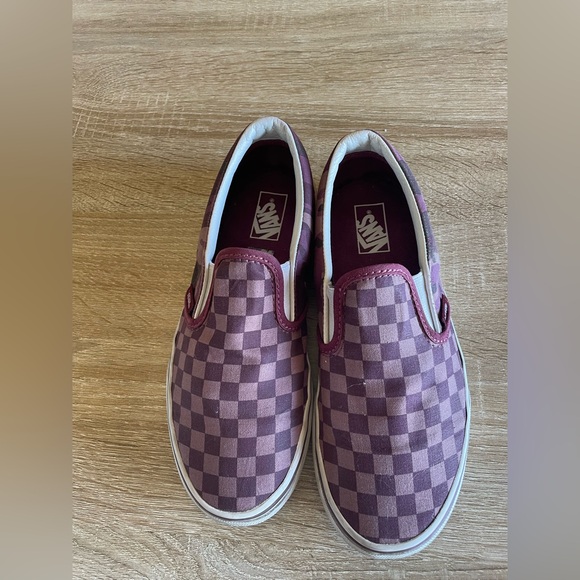 Vans Classic Slip ons checkered and Camo women’s size 6 kids size 4.5 - Picture 5 of 8